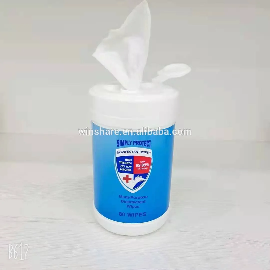 Antibacterial Wet Wipes bucket Gym wipes Sanitizing wipes