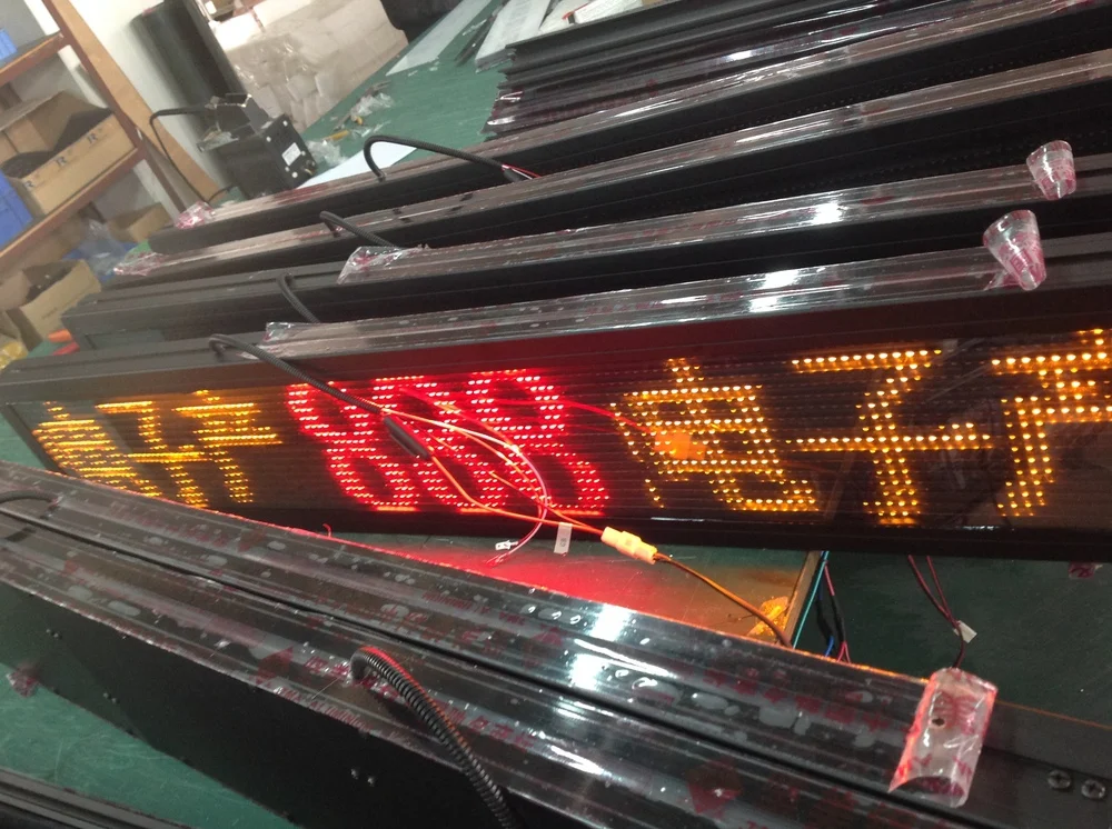 
bus electronic scroll display screen or LED sign product 