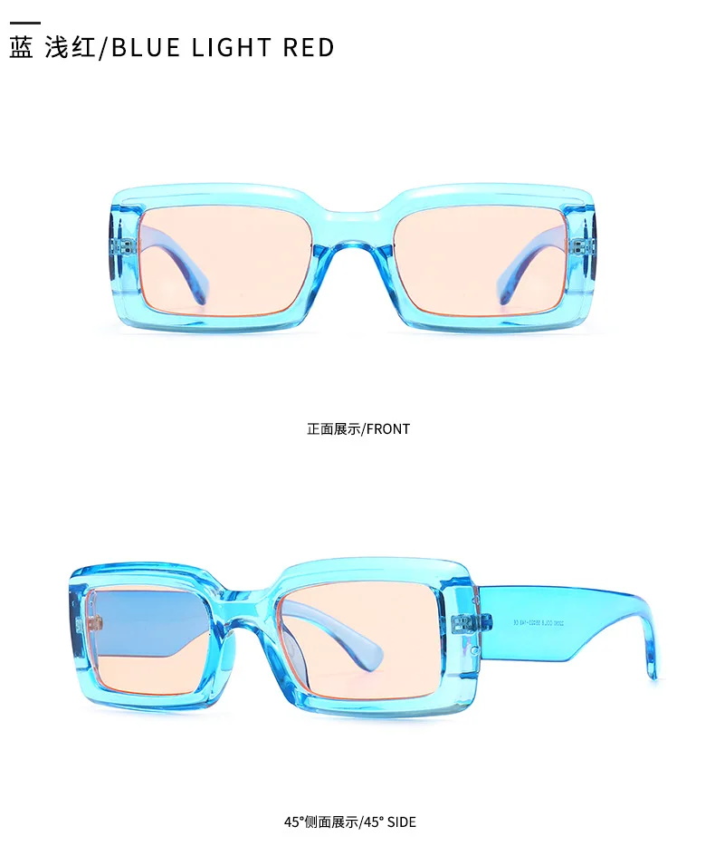 2022 CE Classic Retro Unisex square lentes de sol trendy sunglasses vintage small Rectangle sunglasses Ocean plastic sunglasses