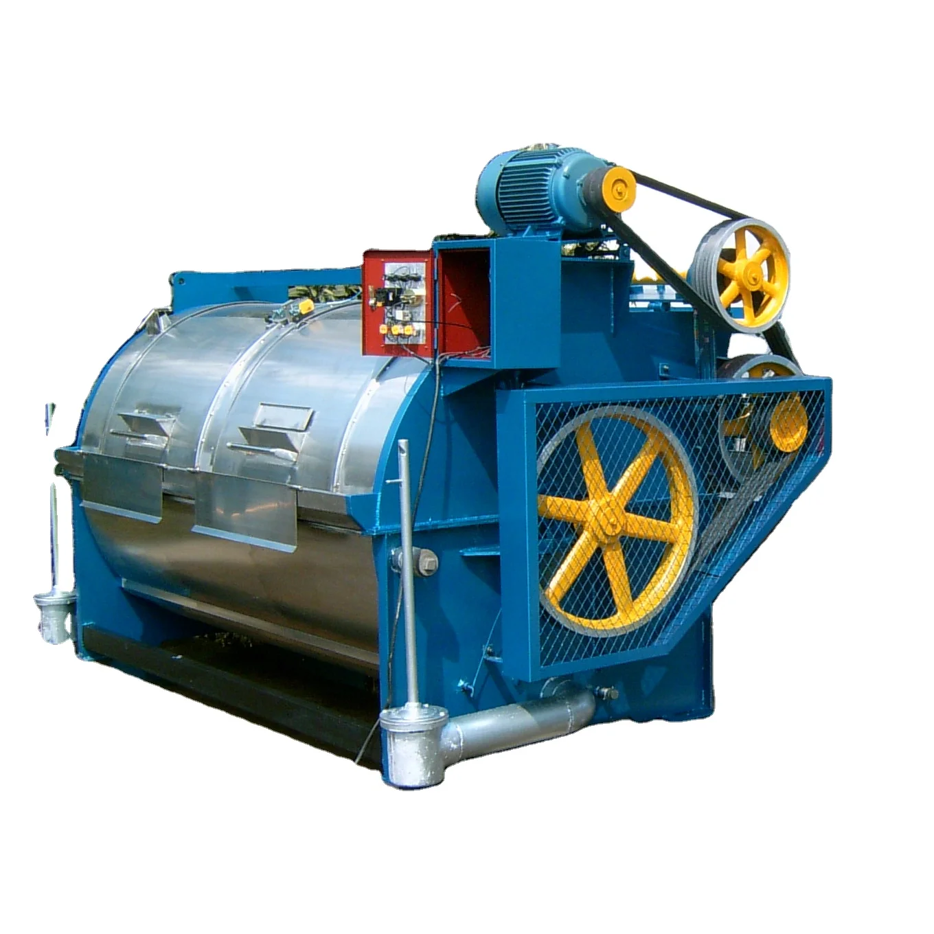 industrial horizontal jeans prewashing  machine big drum