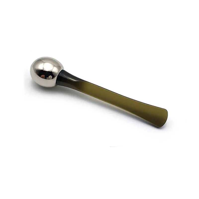 Zinc Alloy Metal Eye Massage Wand Stick Roller Eye Cream Spoon Massage Sticks Eye Cream Applicator