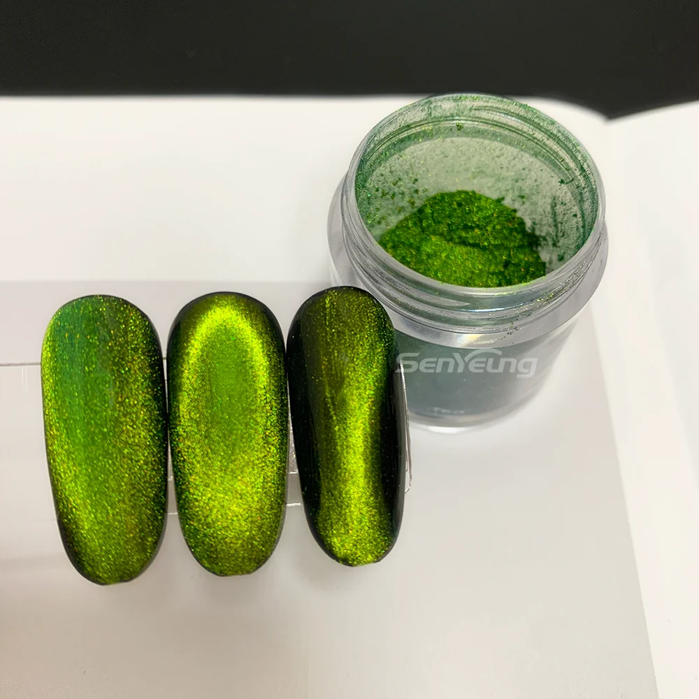 Variety of Style Chrome Chameleon Magnetic Cat Eye Powder Using for Nail Art