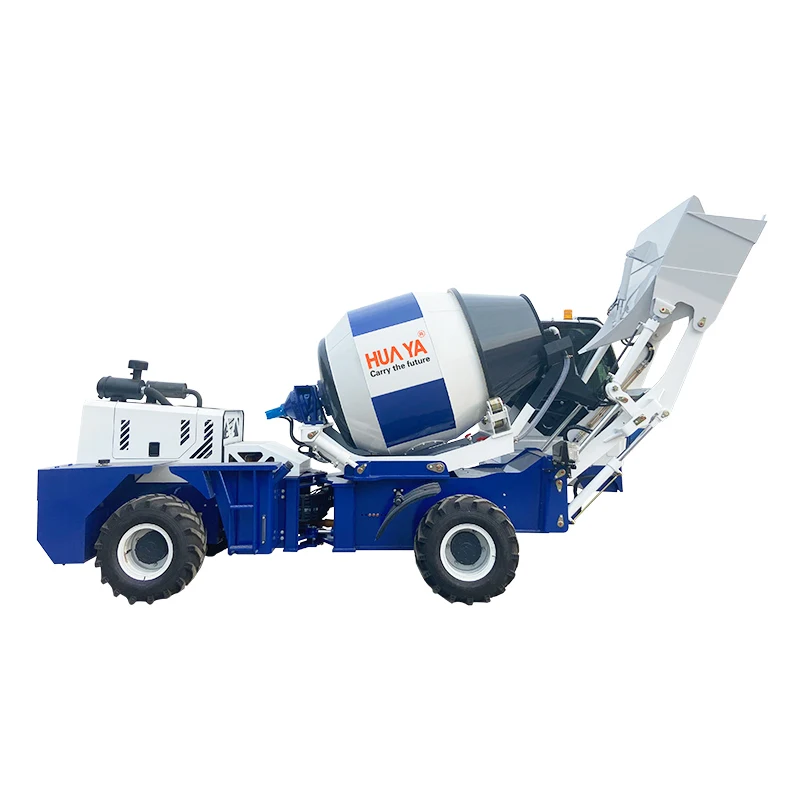 Cheap construct concrete mixer car 1.5 cubic meters diesel concrete mixer machine