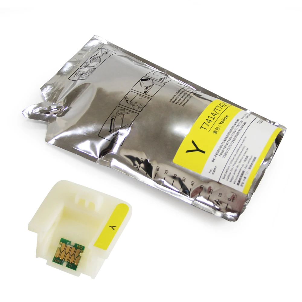  OCBESTJET сублимационный мешок чернильный без чипа для EPSON T7411/T7421 T7412 T7414/7424 чернила принтеров Epson F6270 F6000