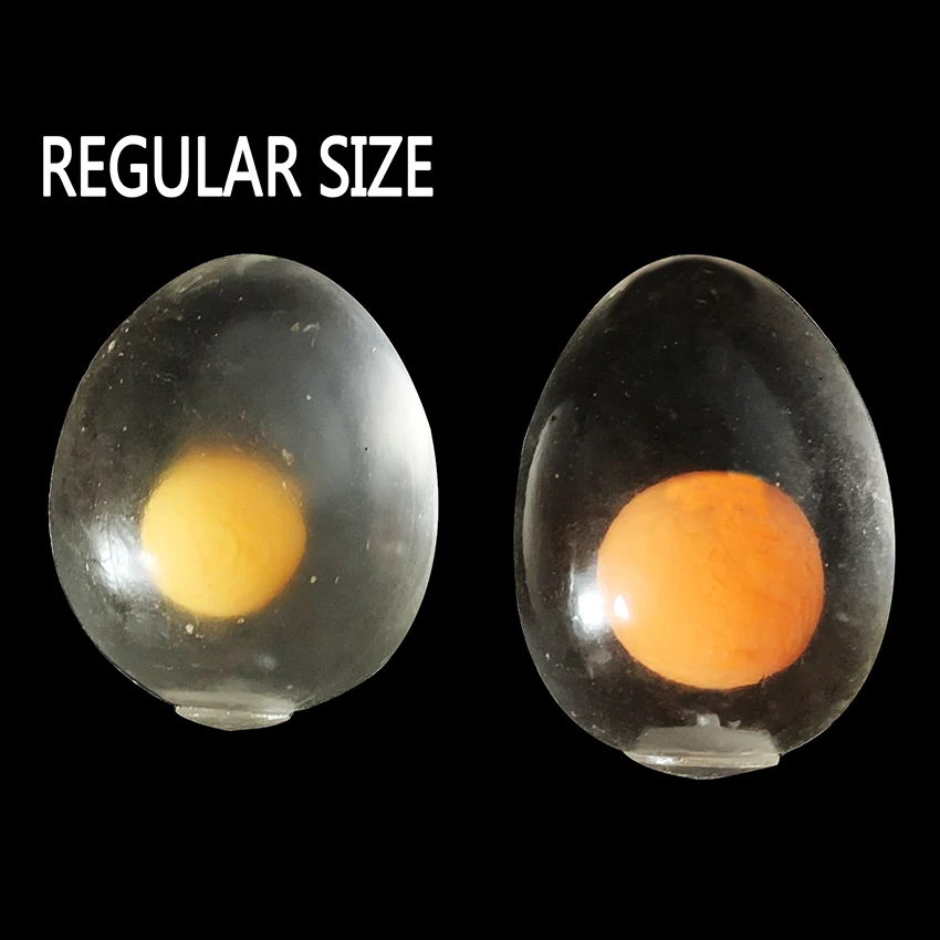 Huayi Amazon Hot Sell Egg Splat Ball Squishy Toys Squeeze Stress Relief Eggs Yolk Balls Toys