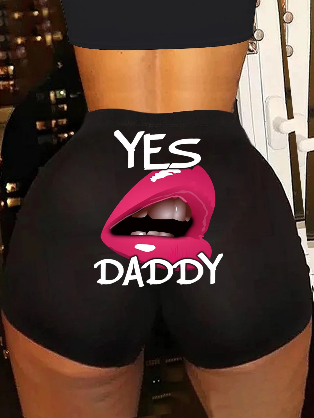 Wholesale Cheapest Printed Plus Size  Women Summer Hot Snack Shorts Candy Sets Snickers Snack Shorts