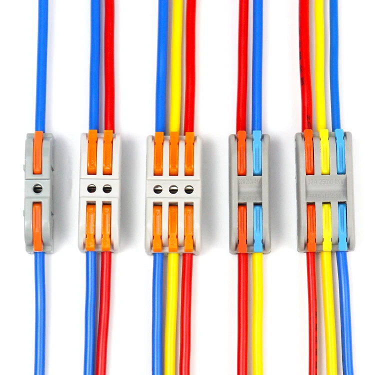 Wholesale best quality 2 in 2 out 3 in 3 out LED light connector CE compact splicing connector terminal blocks