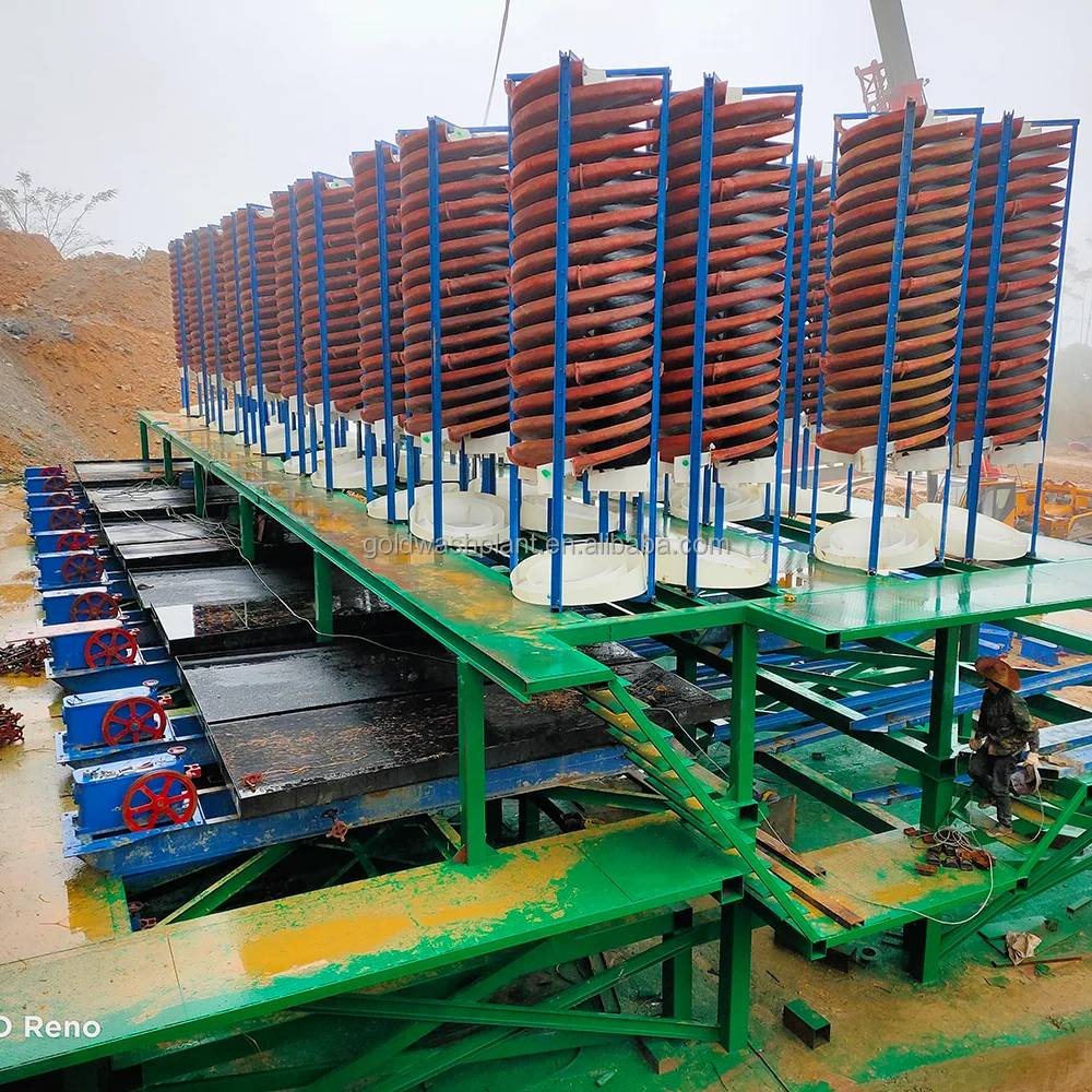 
Hot sale China 1-2 TPH high recovery rate New Designed High Efficiency 6-S Gold Shaking Table Gold Processing Machine 
