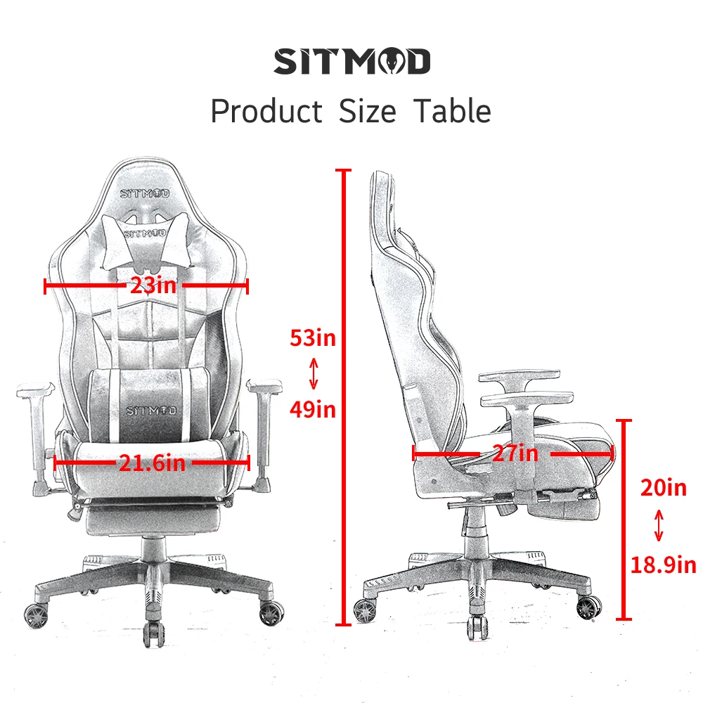 Hign Quality OEM/ODM Ergonomic PC Gaming Swivel Silla Gamer Computer Office Furniture Racing Video Game Rocker Gaming Chair