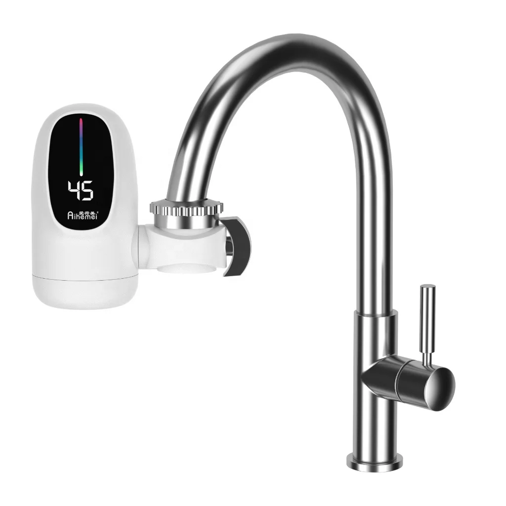 Hot Selling 3s Instant Tankless 3200w Hot Water Heater Fast Heating Tap Electric Water Faucets Best Electric Water Tap Kitchen