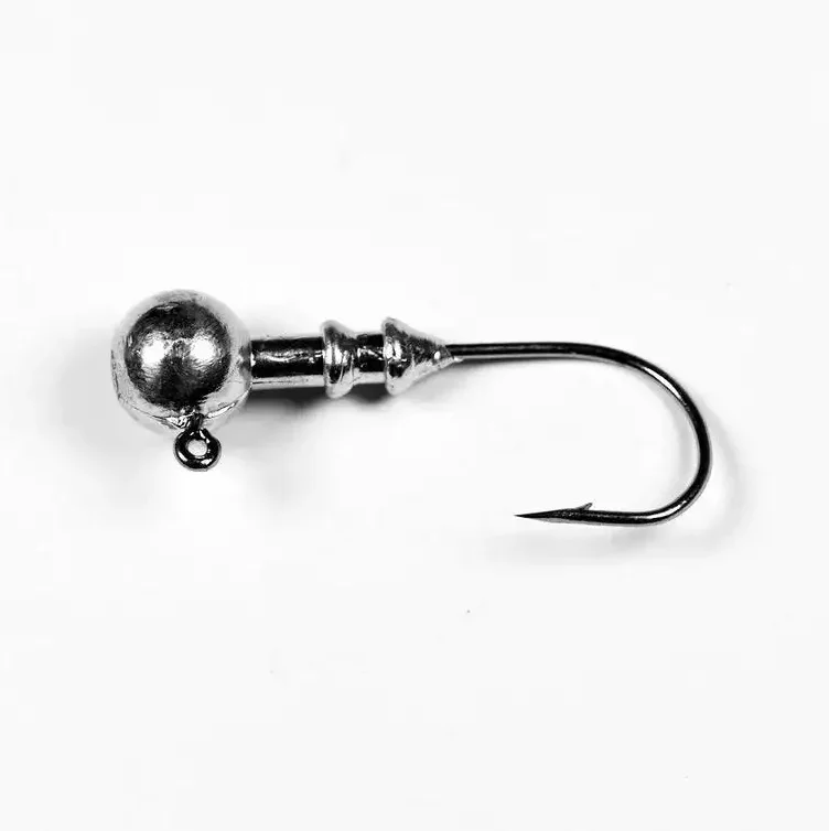 Jig Head Fishing Hook 5g 7g 10g Silver Buzz Lead Jigs Head Hooks Soft Lure