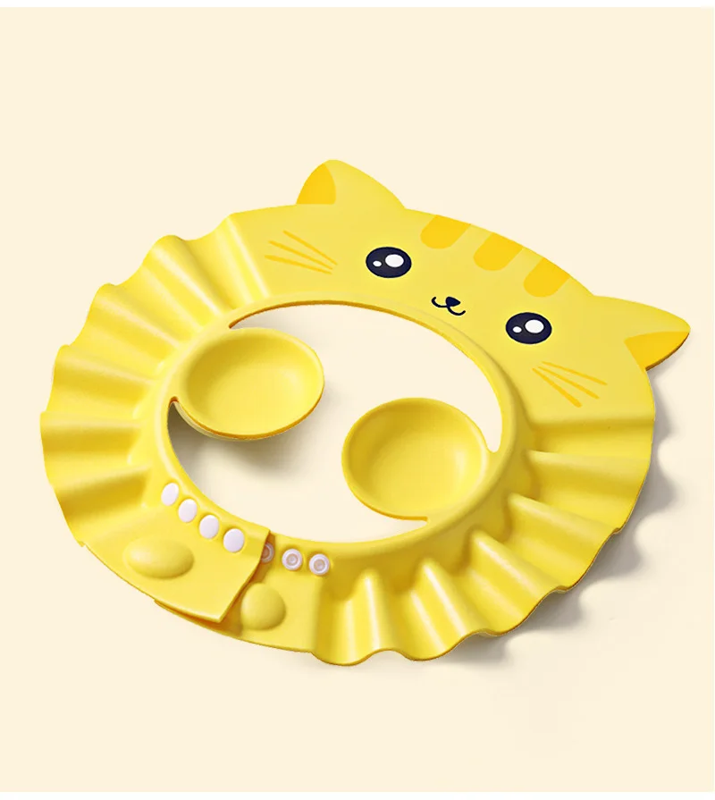 Суперэластичный инструмент для детского шампуня, шапочка для душа с защитой ушей, Регулируемая Шапочка для шампуня для детей, шапочка для шампуня для безопасности ребенка