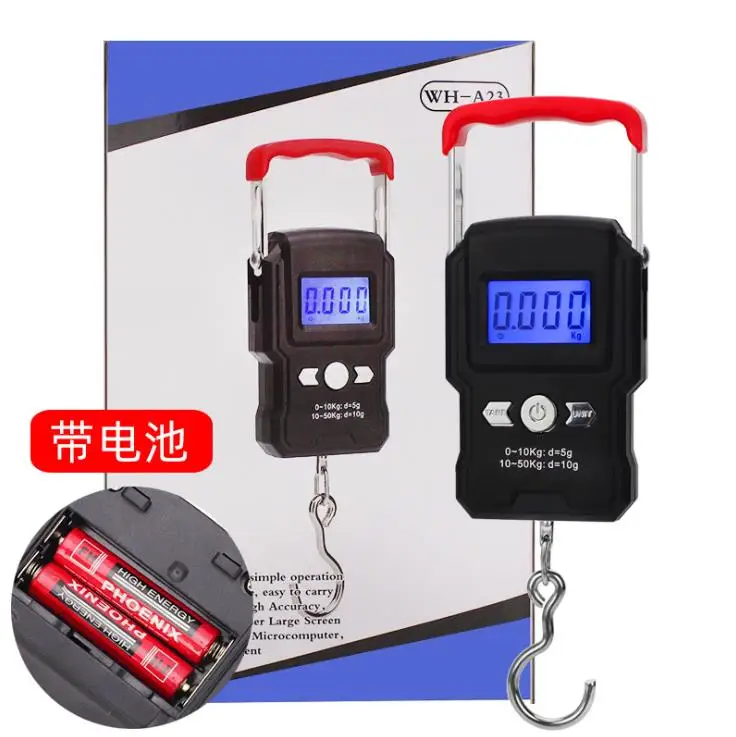  OEM NG 50 кг Подвесные мини карманные портативные электронные рыболовные Весы с батареей