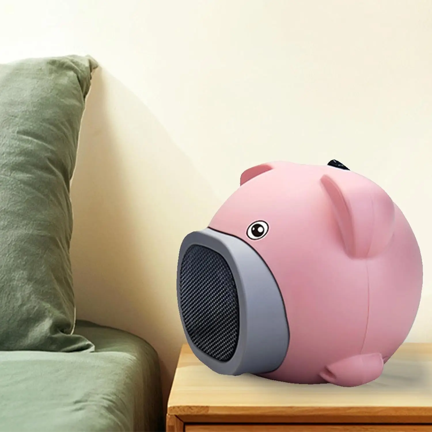 Mechanical Multiple Speed Wide,Heating Dissipation Hot Air Supplying Mini Heater Fan/