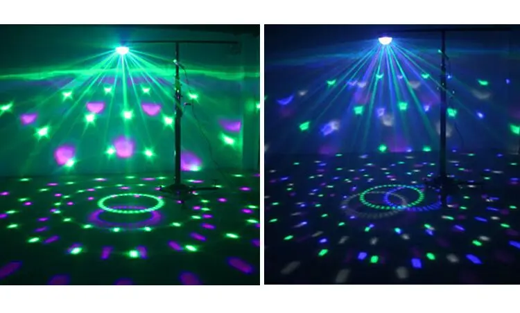  Освещение для дискотеки сценический RGB-звук активный светодиодный светильник Хрустальный Волшебный шар с
