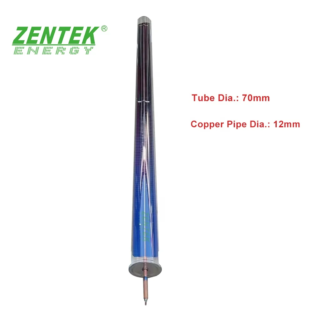 70mm diameter heat pipe solar vacuum tubes for Viessmann solar collector