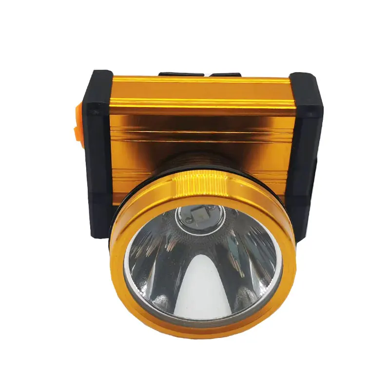 LED Aluminum Headlamp 4000mAh Lithium Battery Camping and Hunting Headlamp USB charging, strong light exposure for 12 hours