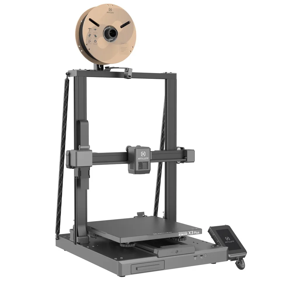 3d Printer Artillery Sidewinder X3 Plus 3D filament Printer 300mm/s High-Speed with Auto Leveling and Dual-Gear For FDM Machine