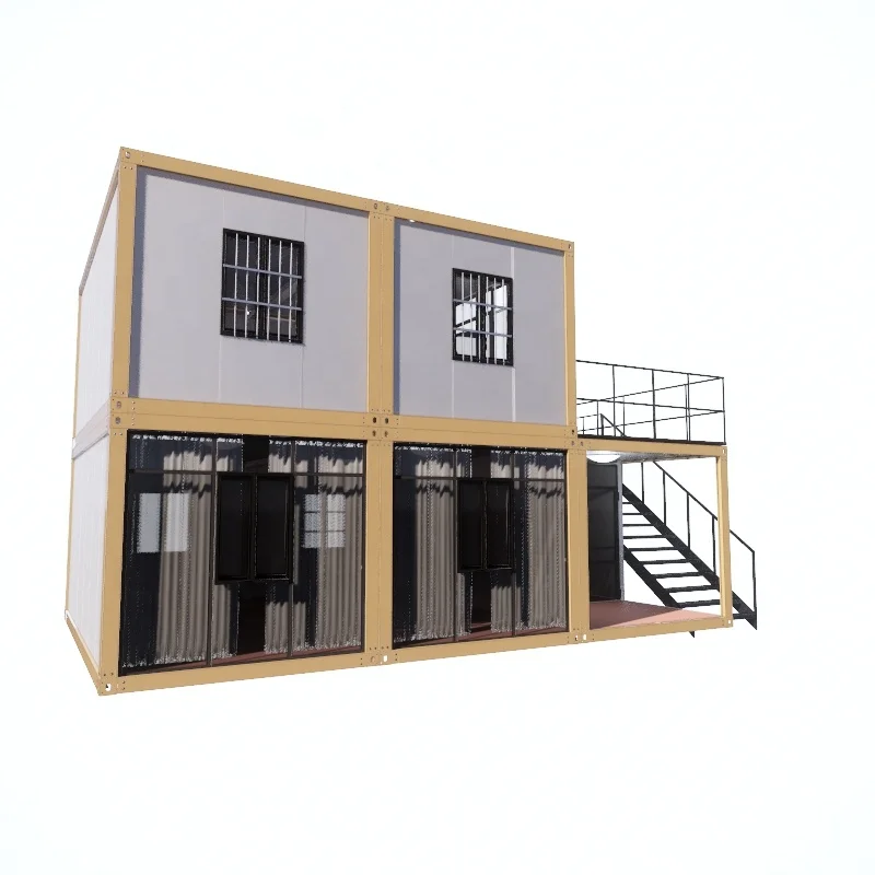 20 40 Ft Flat Pack modular Container Two Bedroom Prefab Container House