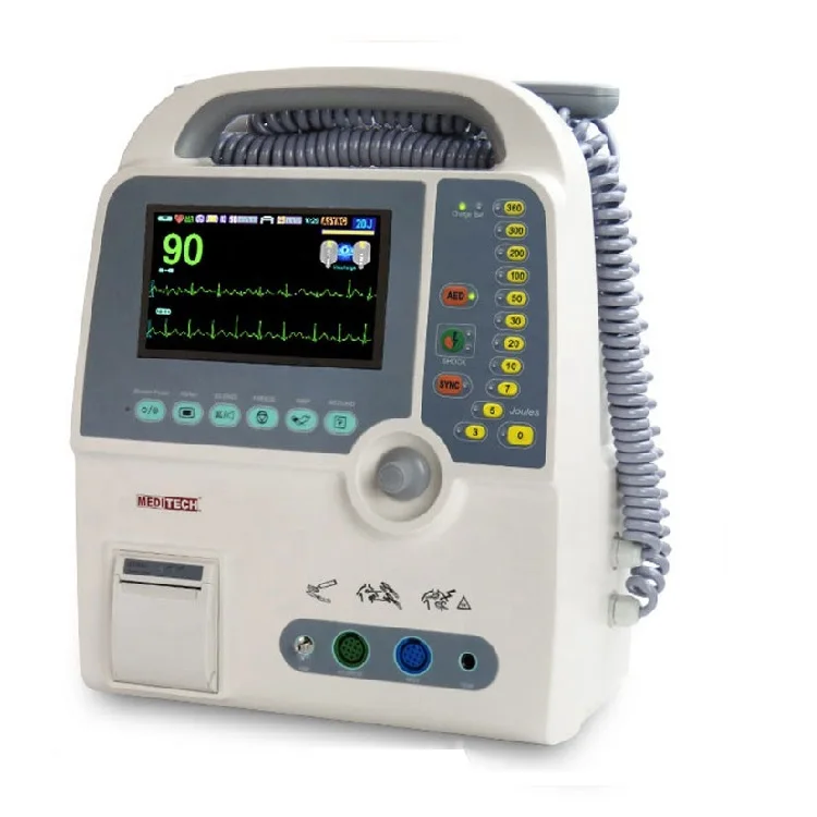 Высококачественный дефибриллятор Meditech Defi8, монитор, профессиональное устройство для удара сердца с монитором ЭКГ