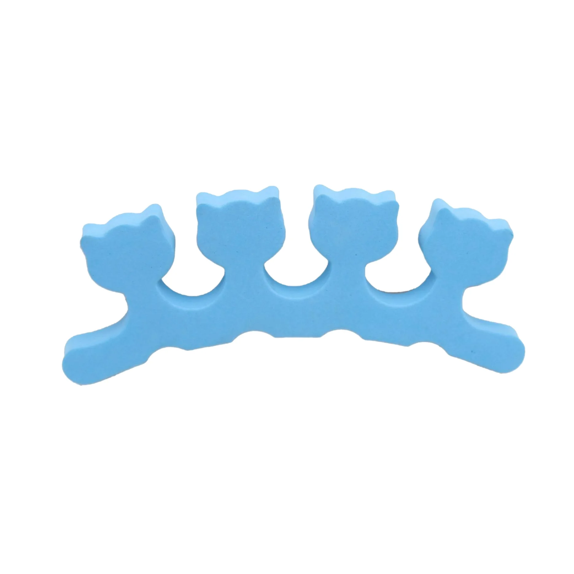 Hot sale blue toe separator pedicure tools EVA toe separator with factory price