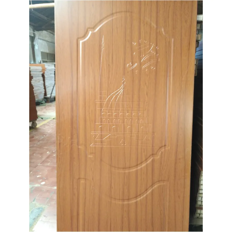 
MDF stock pvc cheap interior doors for room wooden material 