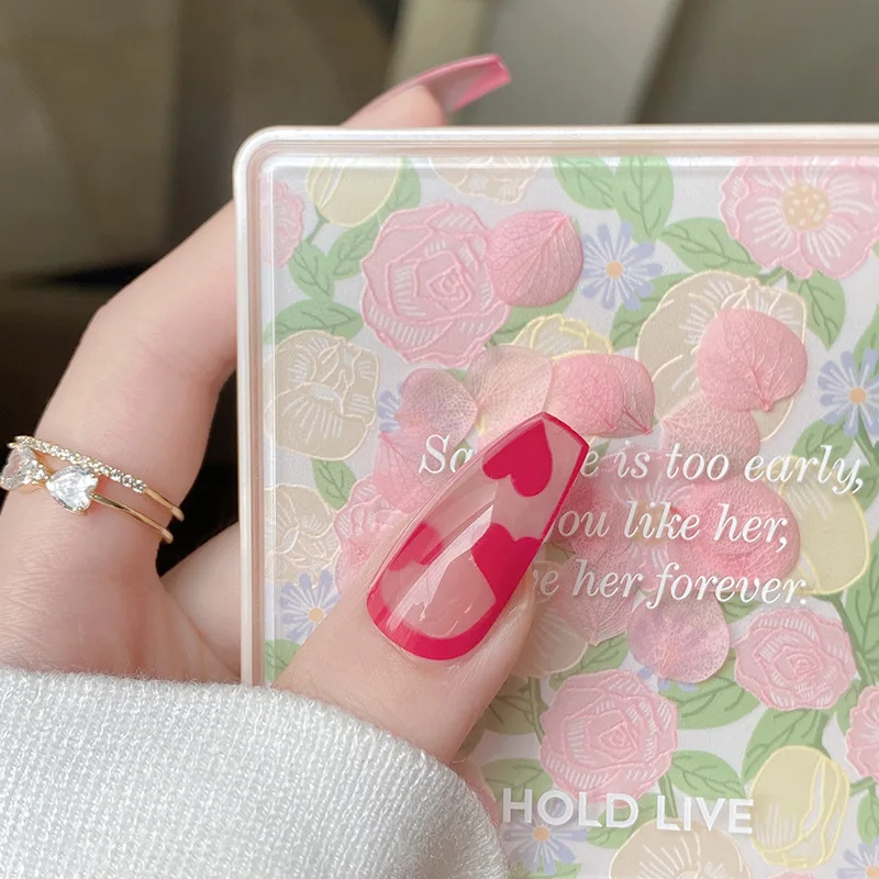 Wholesale Bulk Nude Color French Tip Ballerina Press On Nails Artificial Fingernails With Gule Kits