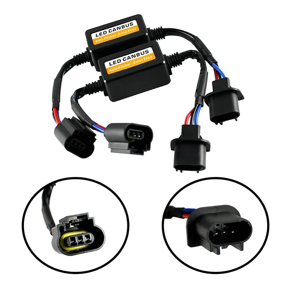 RUTENSE car LED  headlight canbus decode car led error free can bus car decode