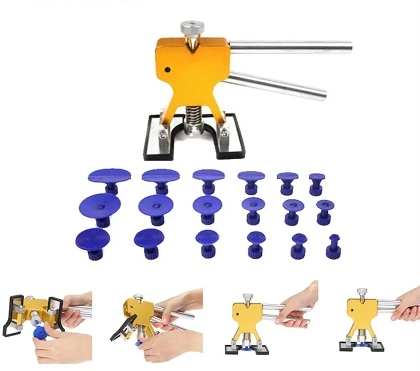 DIY Paint Less Removing Dent Adhesive Gun Vehicle Fix Repair Tools Auto Dented Tools