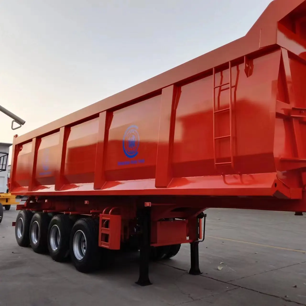 Brand New 3 Axles Dump Trailer 40tons 60tons U-type Dump Trailer Truck 4Axles Hydraulic System Trailers
