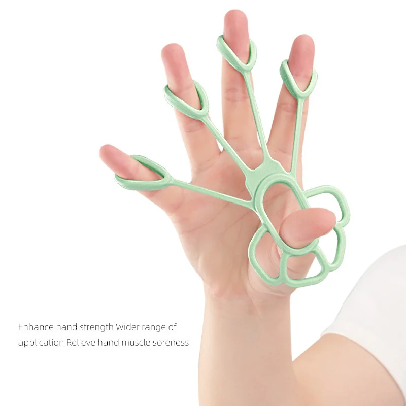 Five Finger Tensioner Silicone Stretcher Finger Grip Strength Trainer Finger Exercise Gripper