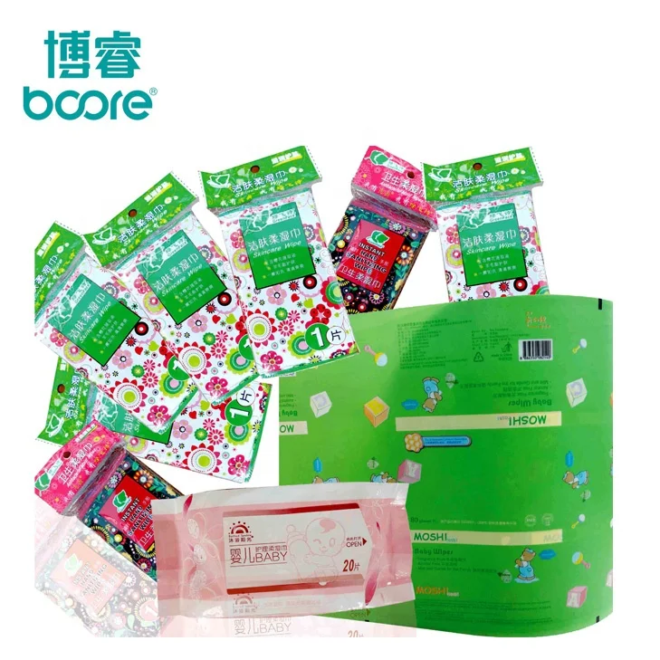 Qingzhou Bright PET/PE Wet Wipes Packaging Film