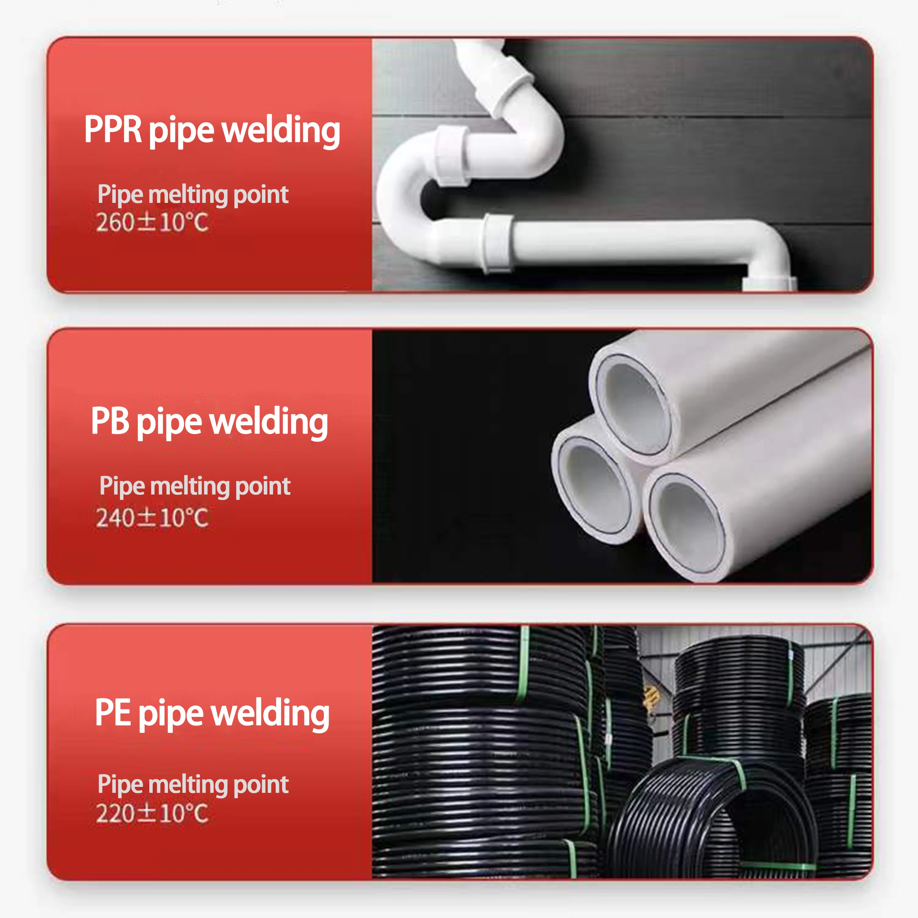 Easily Operation Cordless Power Tools 20V 120W Lithium Battery Automatic Heat Gun PPR Heat Welding Machine