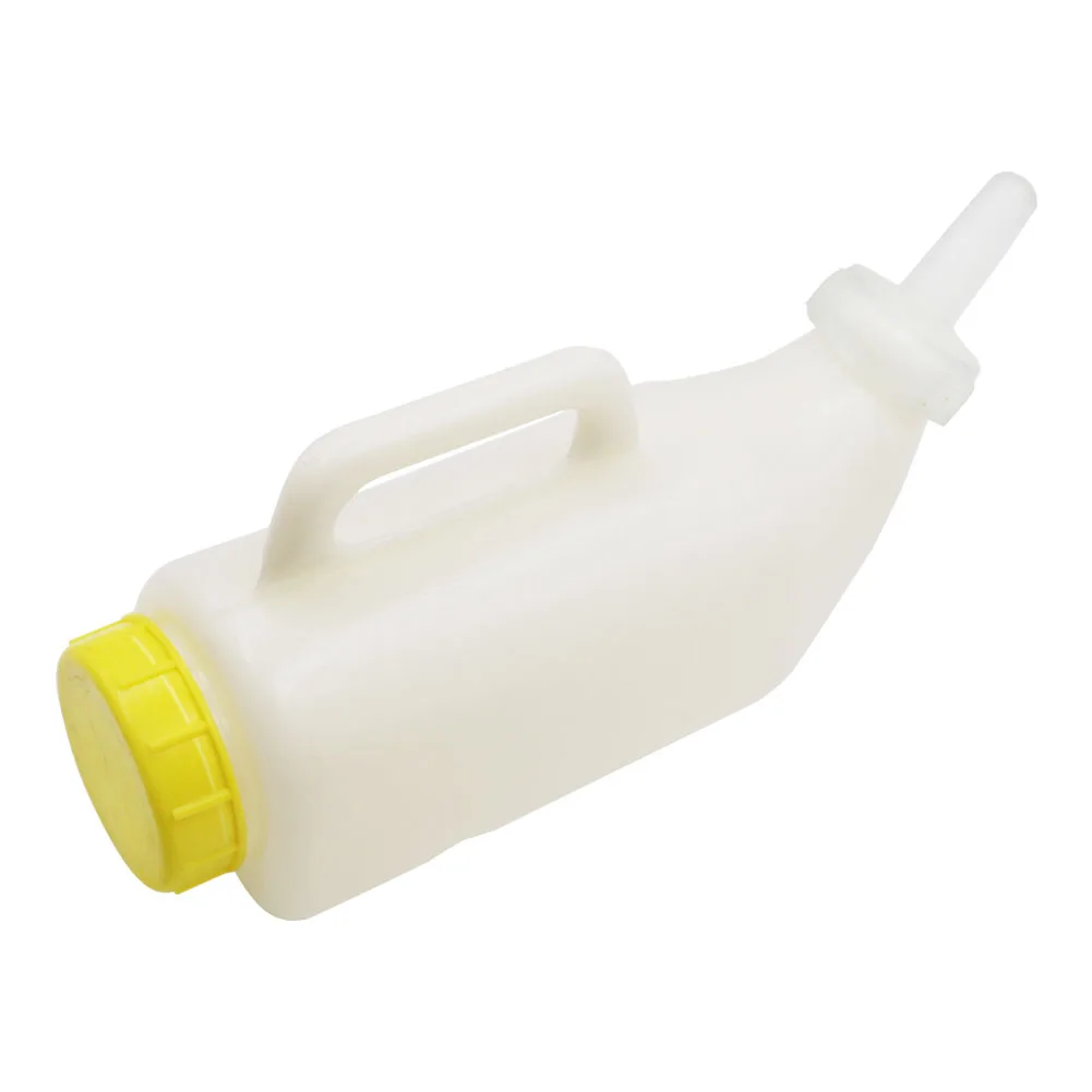 2 л бутылочка для кормления животных телят с сосками горизонтальная питья