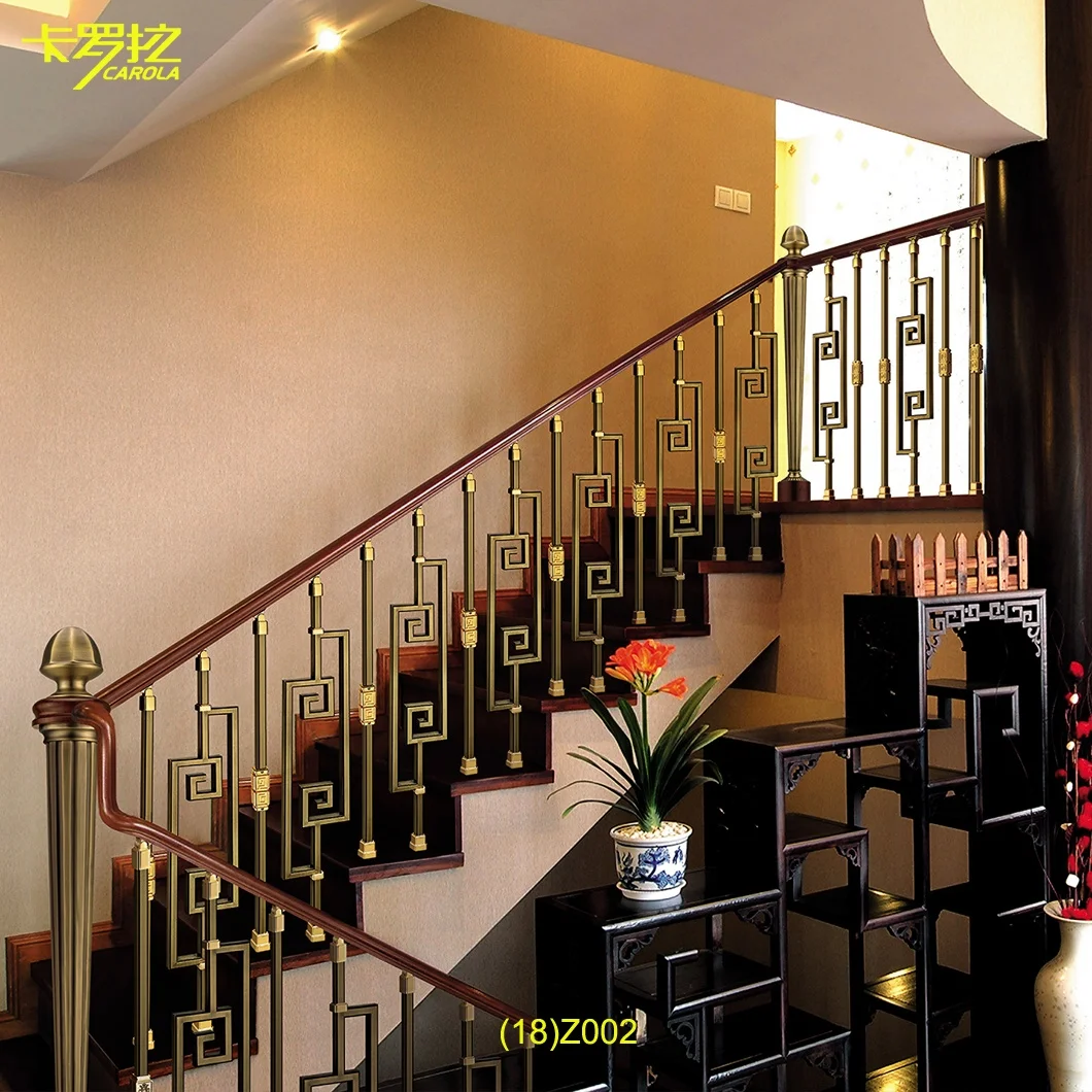 modern minimalist staircase handrail design brass deck railing