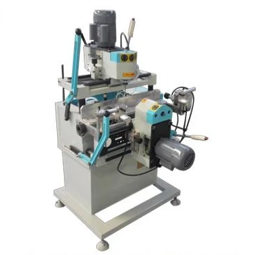 Aluminium window and door double head Copy router machine