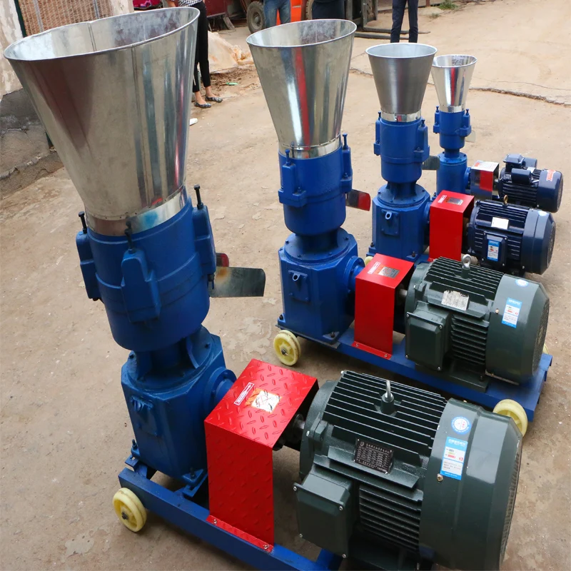 Easy operation Flat Die Wood Pellet Machine