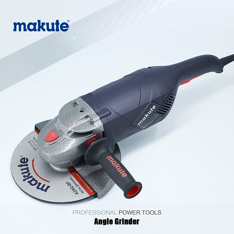 china makute power tool 9inch 230m 2400w  AG026 high quality 801 electric angle grinder with soft-start