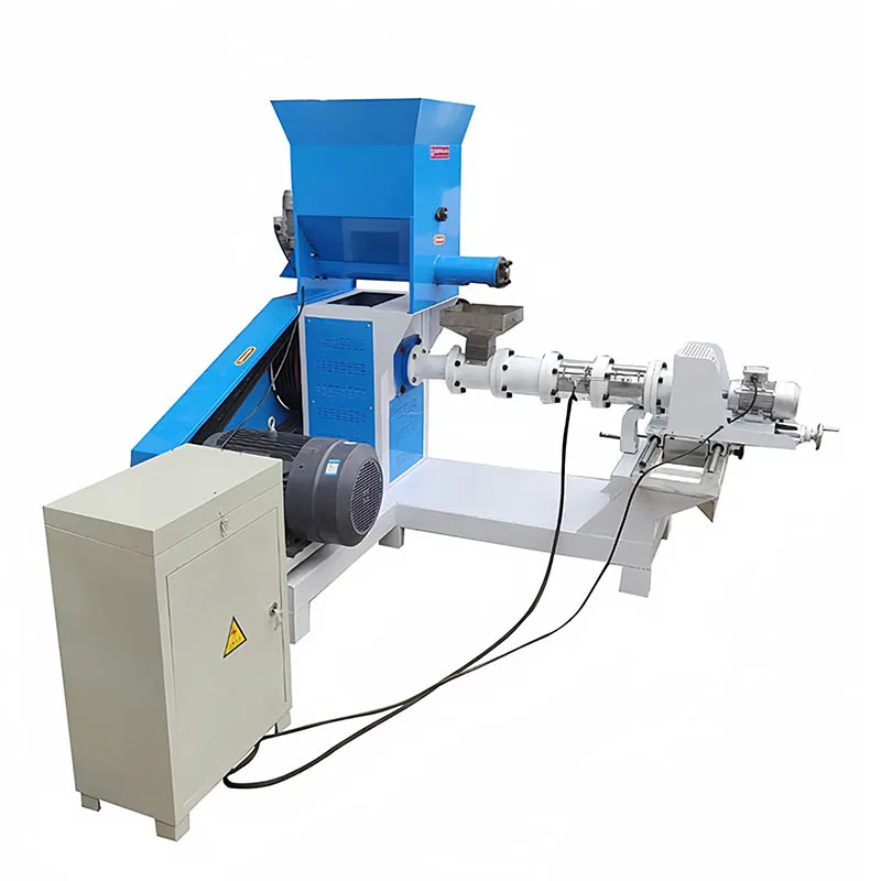 mini automatic pet dog food making extruder machine feed production