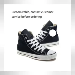 High Top Canvas Shoes Lovers Shoes Simplicity Trendy Shoes for Students
