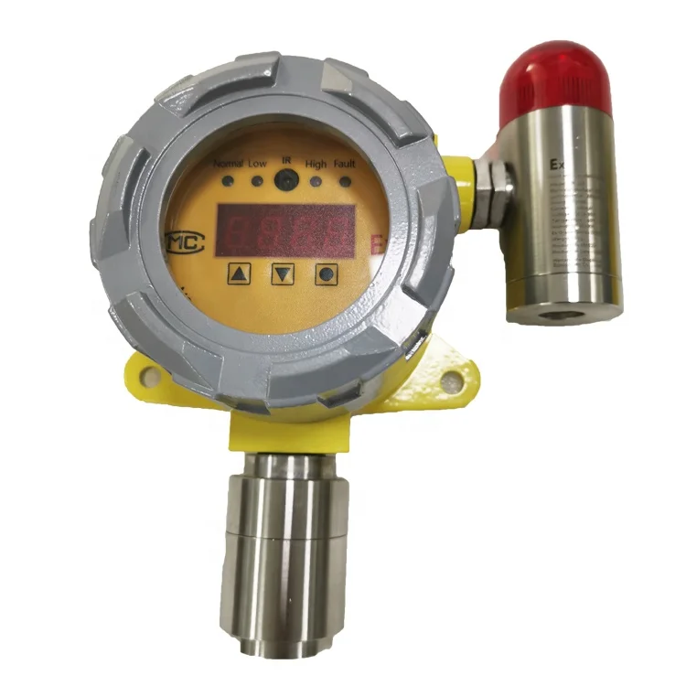 factory supply wall-mounted gas detector for EX CO O2 H2S O3 NO2 NO  4-20mA  RS485 relay output gas sensor