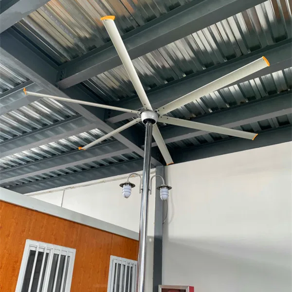 PMSM standing type 3.8m 13ft waterproof airpole hvls fan