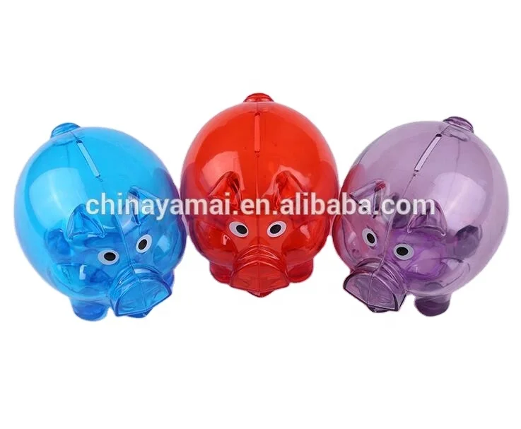 Plastic Piggy Bank Coin Bank