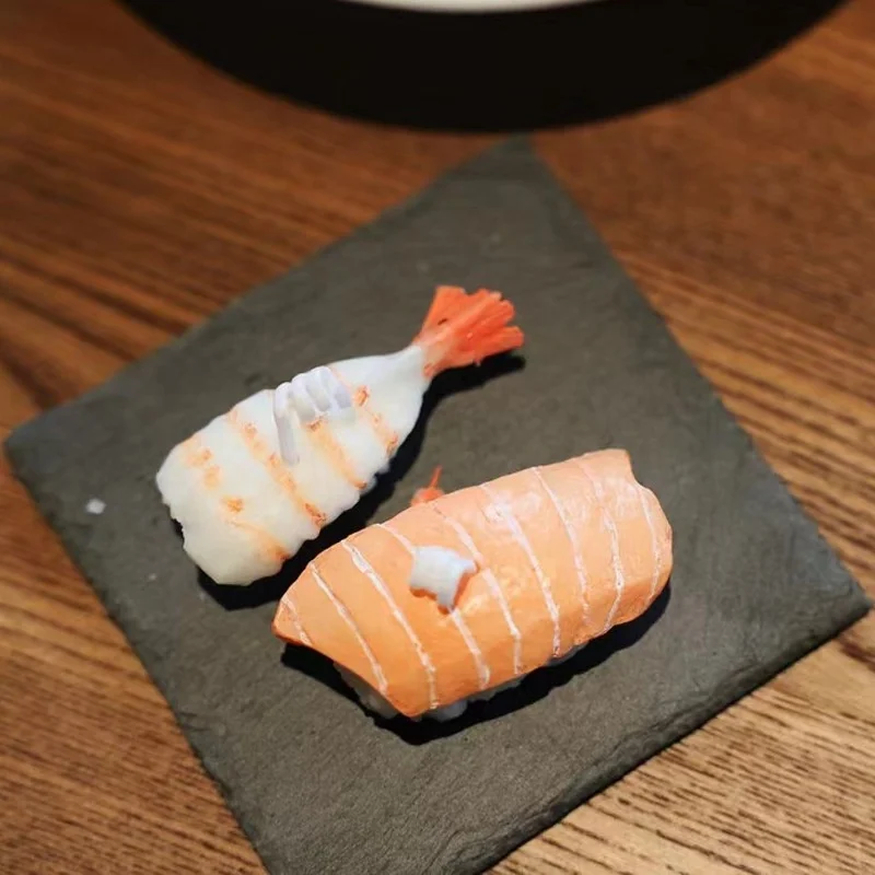 Berry Scent Japanese Food Refined Compact Sushi Salmon Fragrance Aromatherapy Scented Candles Photography Props For Products