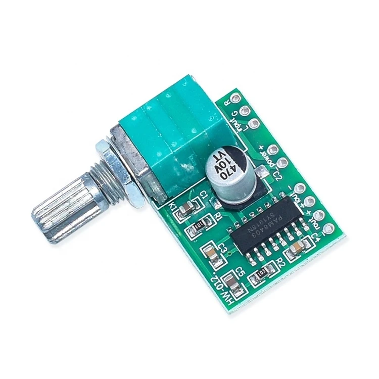 USB powered speaker audio circuit board power amplifier board Mini 5V digital small power amplifier board module PAM8403