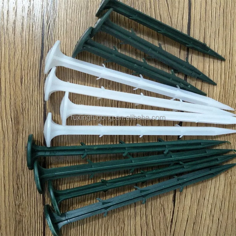 China Factory Quality plastic  nail Sod Landscaping Garden cloth turf plastic  staples