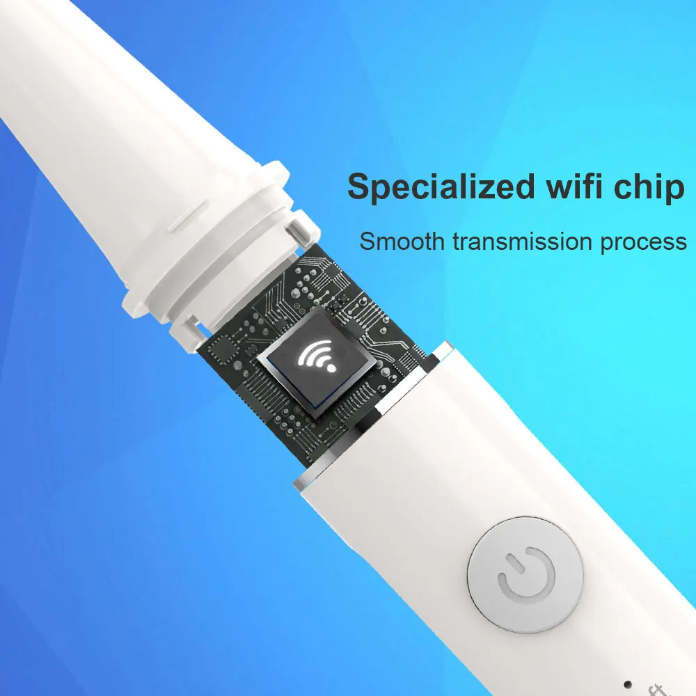 2021 Teeth Dental Scaler New Model Wifi IPX6 42khz Visual Ultrasonic Electric Tooth Dental Calculus Remover with Camera Rainbow