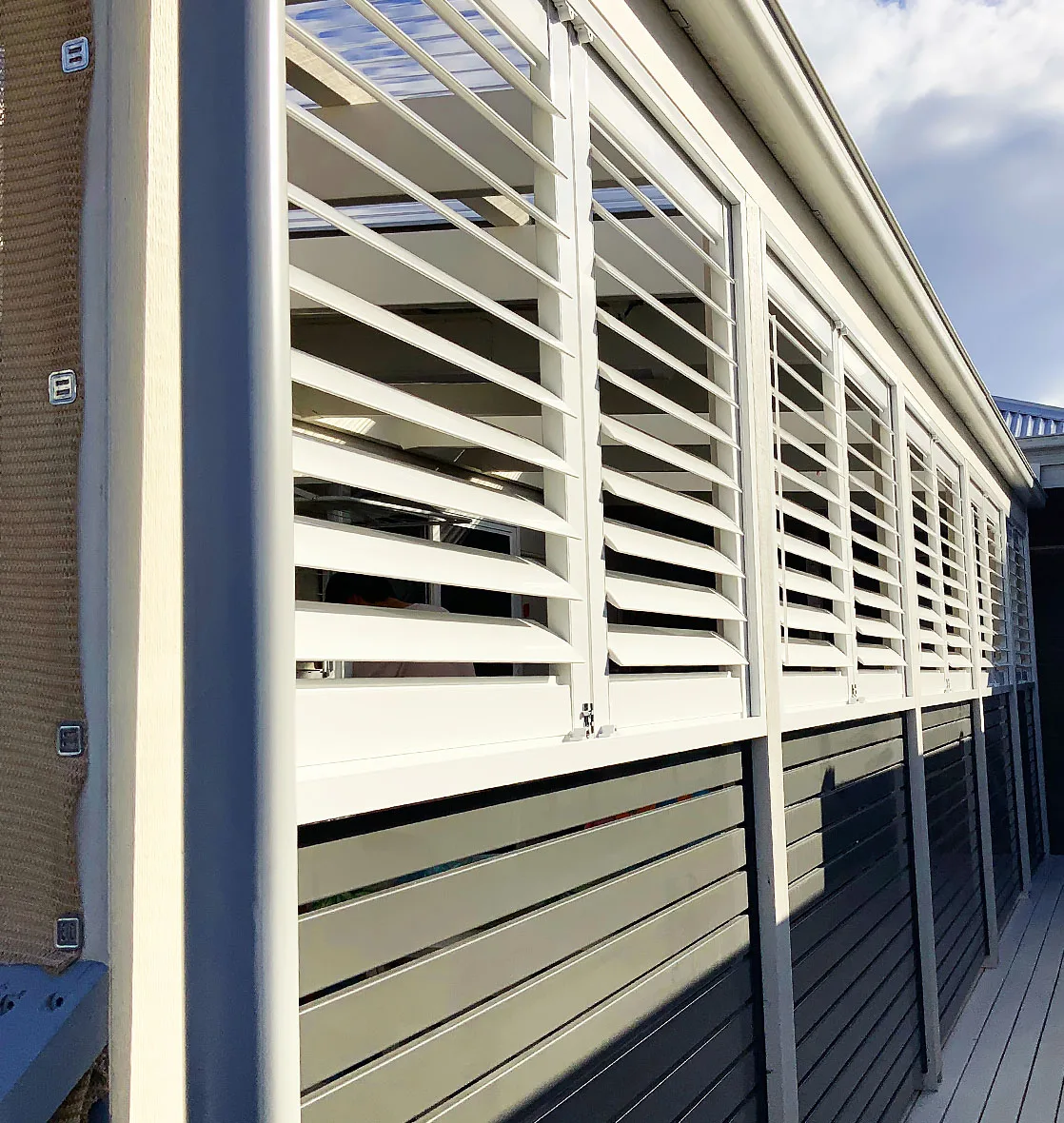 Manual Aluminum Shutter Extruded Aluminum Shutter Blade Louver Security Shutter