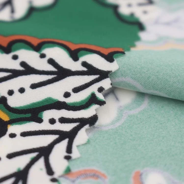 Eco Friendly Recycled Nylon Knit Jersey China Breathable Elastane Swimwear Activewear Fabric