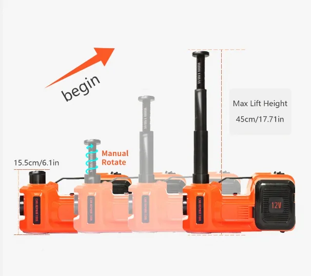 Motorised Hydraulic Jack Product 12 Volt 5 Ton Electric Car Jack Car Jacks